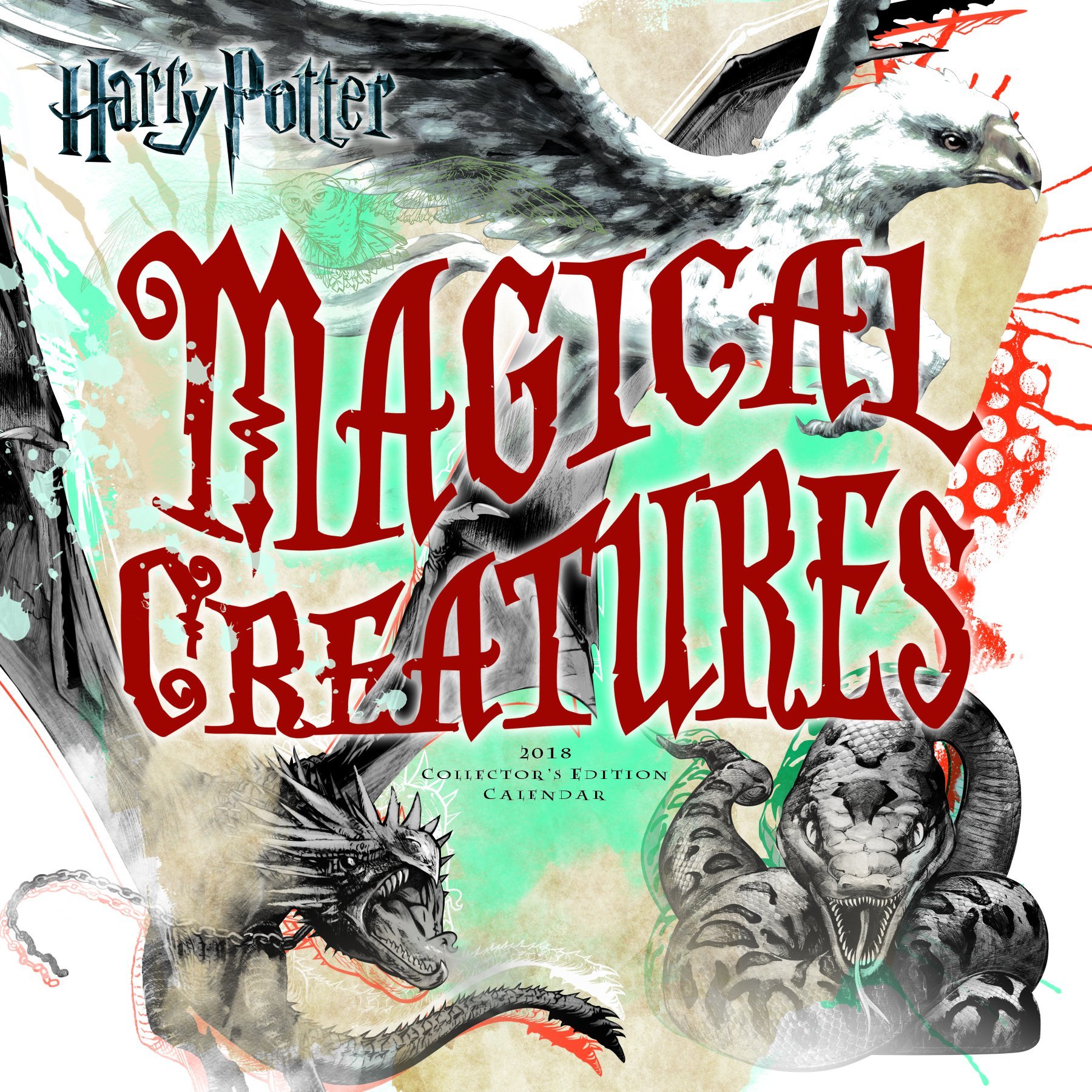 Trends International - Harry Potter 2018 Calendar: Includes 2 Posters