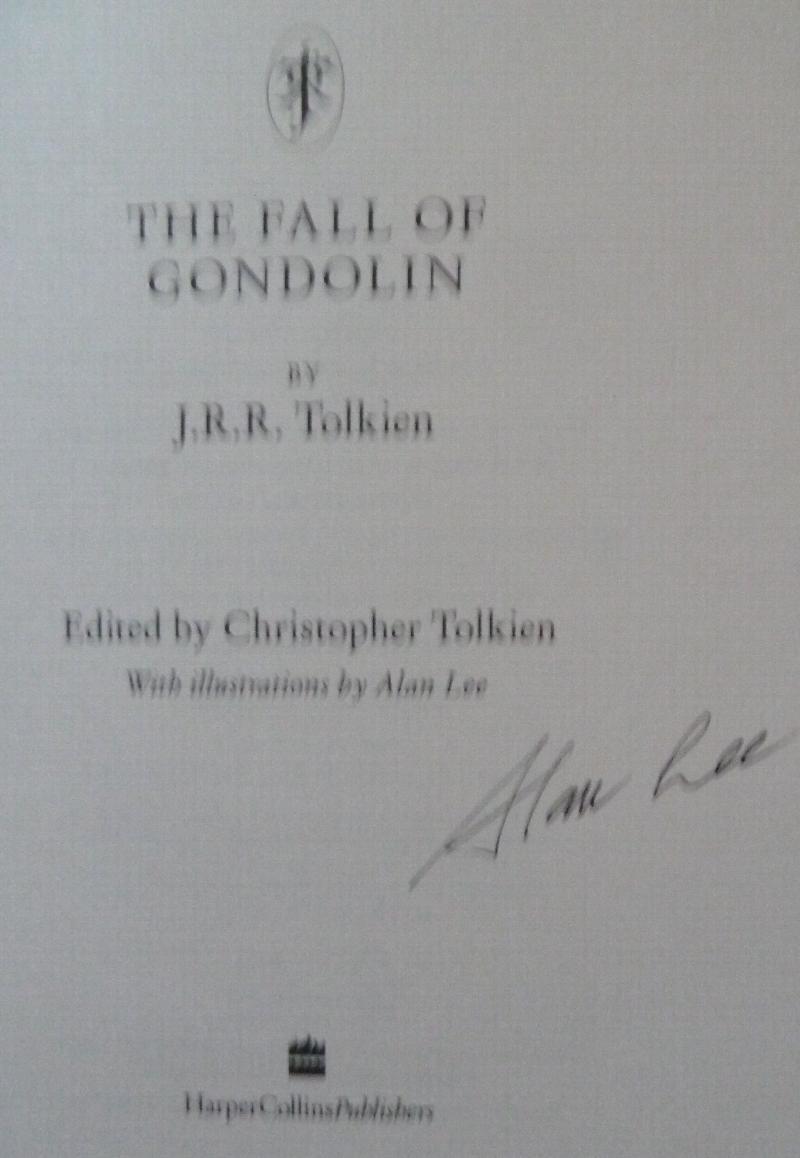 J. R. R. Tolkien - The Fall of Gondolin (Signed by the Illustrator)