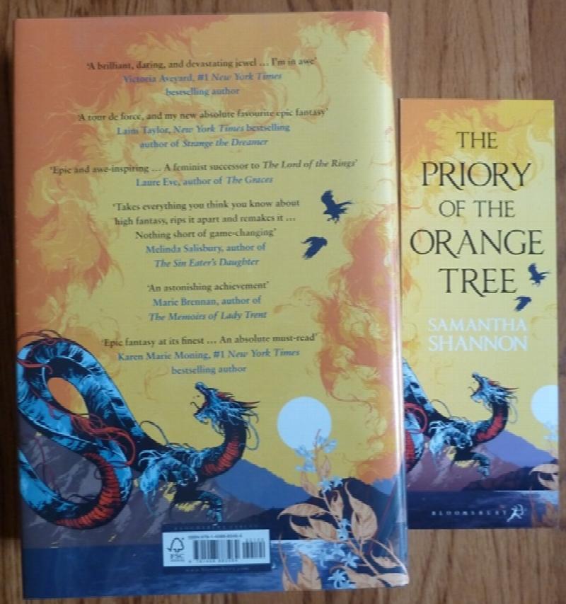 The Priory of the Orange Tree (Signed & Dated First UK editionfirst printing) & A Day of Fallen