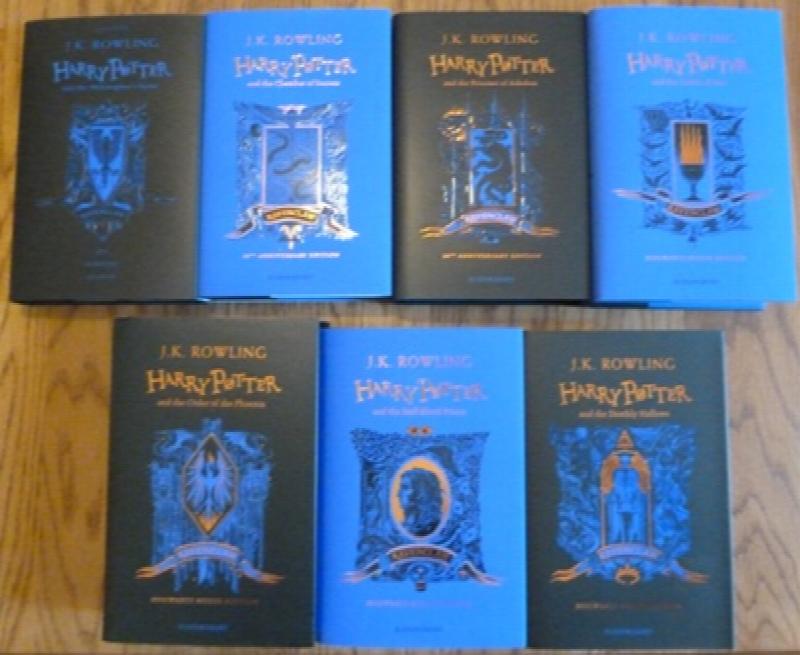 Rowling, J.K. - Harry Potter Ravenclaw House Editions- Complete Set (Books 1-7) (Harry Potter House Editions) (First UK edition-first printings)