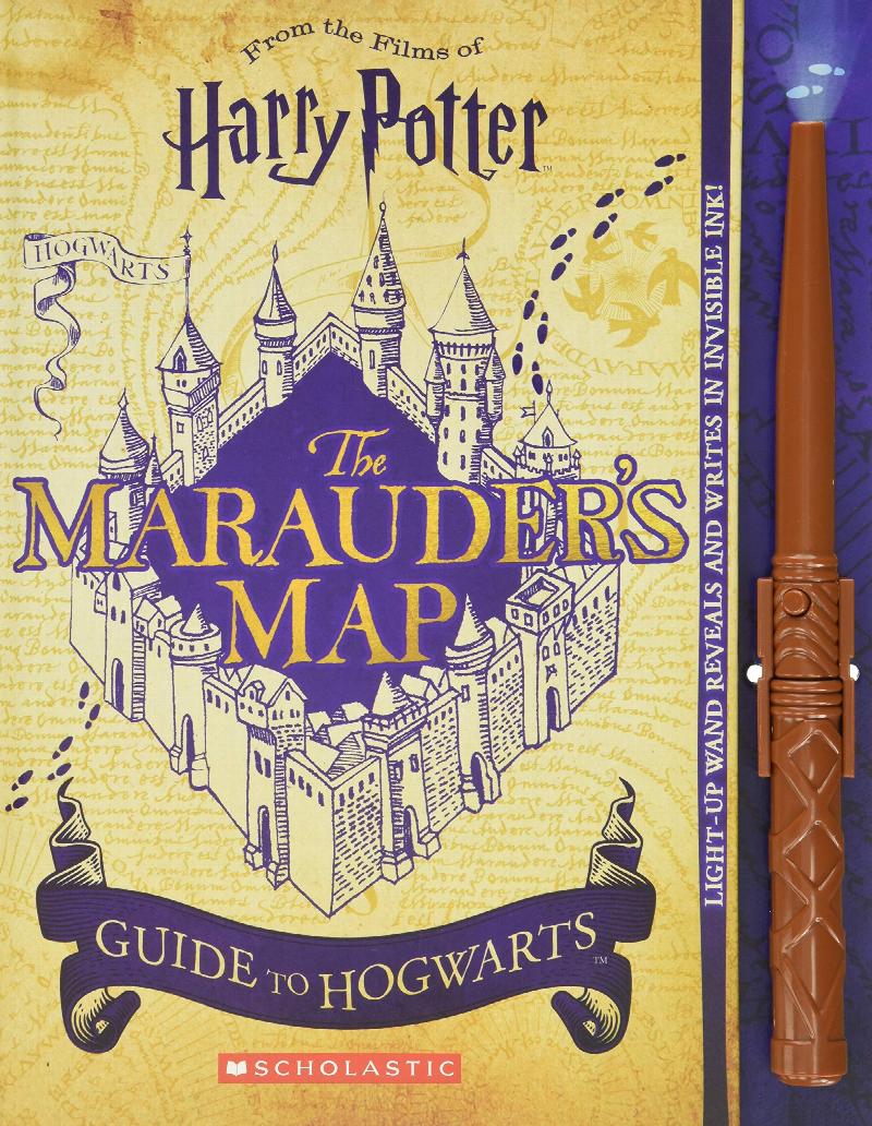 Ballard, Jenna - Harry Potter: The Marauder's Map Guide to Hogwarts (book and wand set)