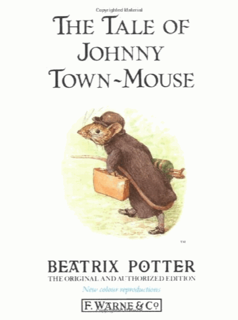 Potter, Beatrix - The Tale of Johnny Town-mouse