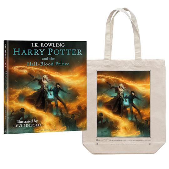 Harry Potter and the Half-Blood Prince, Illustrated Edition & Tote Bag (First UK edition-first printing)