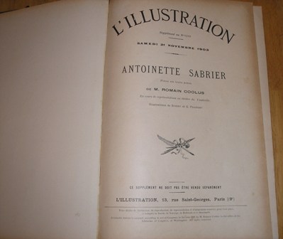 L'illustration - L'Illustration Theatre 1903-1904- Supplements De Theatre Nos:3169 to 3224 (Leather Bound)