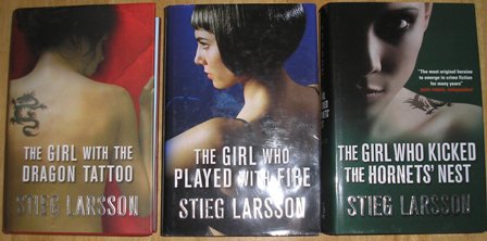 Stieg Larsson and Reg Keeland(Translator) - The Millennium Trilogy : The Girl with the Dragon Tattoo/The Girl Who Played with Fire/The Girl Who Kicked the Hornets' Nest (First UK edition-First printing)