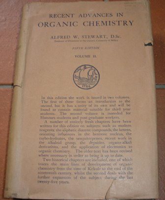 Alfred W. Stewart - Recent Advances in Organic Chemistry