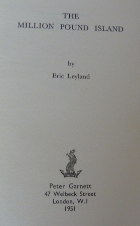 Leyland, Eric - The Million Pound Island