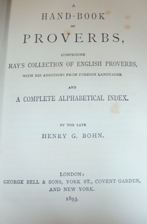 Henry G. Bohn - Hand-Book of Proverbs