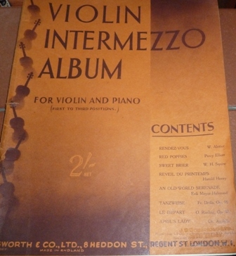  - Violin Intermezzo Album for Violin and Piano (First to Third Positions)