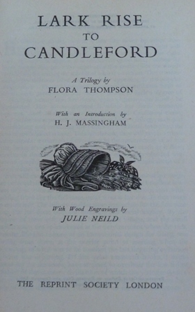 Thompson, Flora - Lark Rise to Candleford