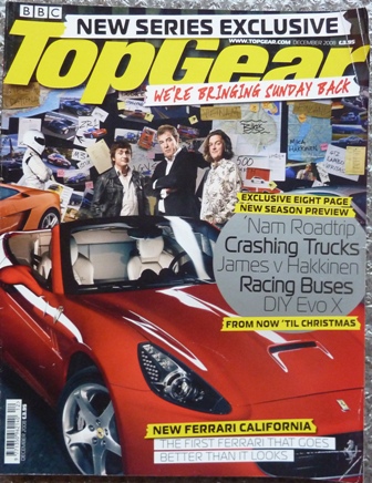 Top Gear Magazine - Top Gear  Magazine: issue 185-December 2008