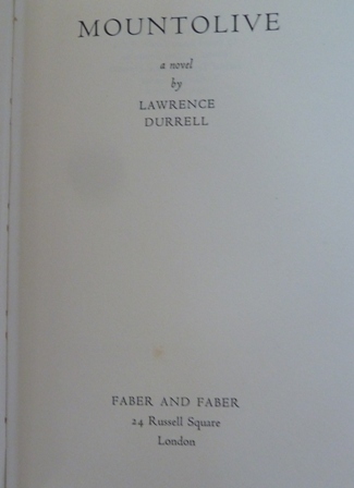 Durrell, Lawrence - Mountolive