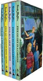 Blyton, Enid - Famous Five Slipcase (1-5):  Five on a Treasure Island  ,  Five Go Adventuring Again  ,  Five Run Away Together  ,  Five Go to Smuggler's Top  ,  Five Go Off in a Caravan