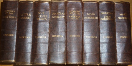 Image for The Works of Charles Dickens - 8 volumes set -including(Nicholas Nickleby-Our Mutual Friend-Little Dorrit-A Tale of Two City-American Notes)