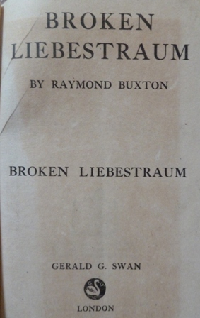 Buxton, Raymond - Broken Liebestraum