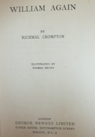 Crompton, Richmal - William Again