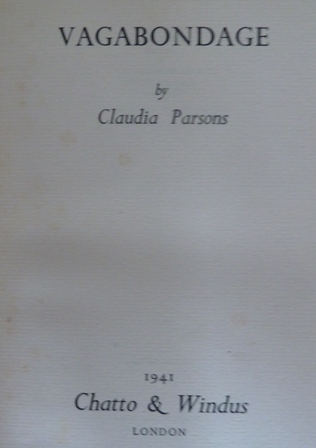 Parsons, Claudia - Vagabondage