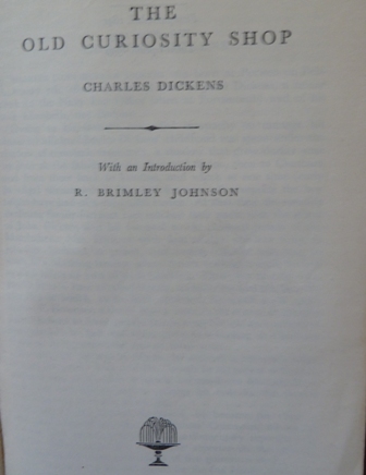 Dickens, Charles - The Old Curiosity Shop (Collins New classics)