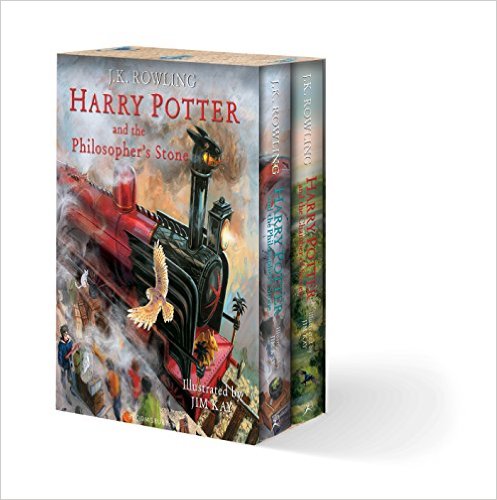 Harry potter hardback illustrated collection book hotsell box set